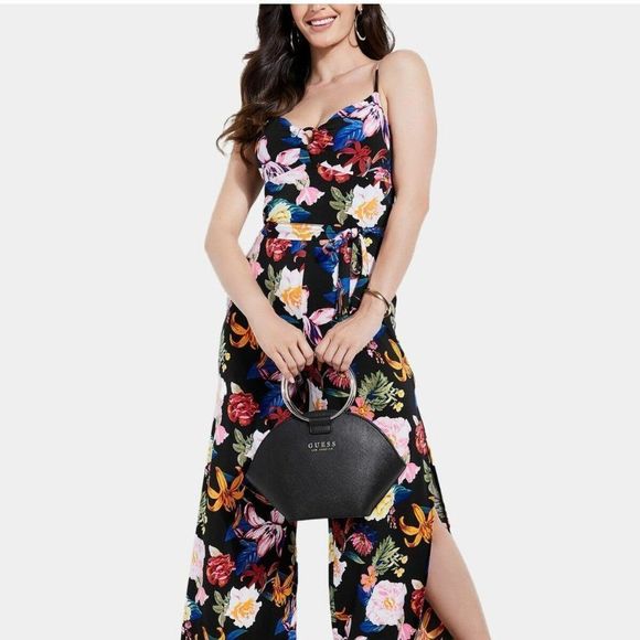 Guess Tamiko Printed O-Ring Jumpsuit - Picture 1 of 11